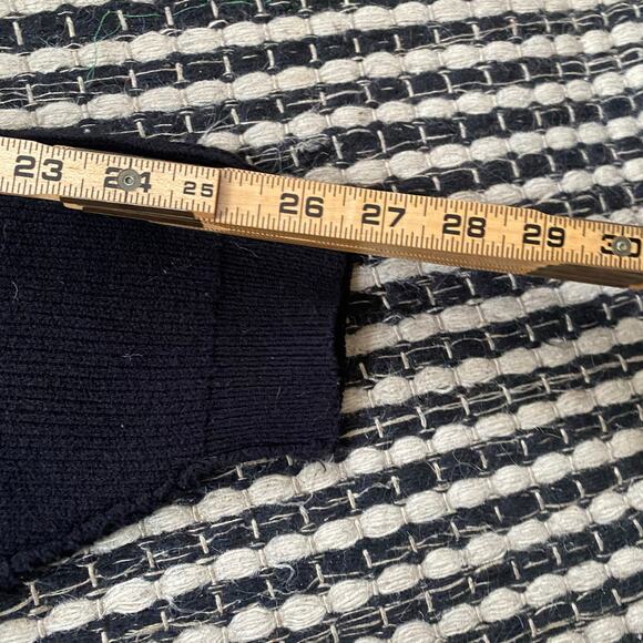 🌿Free People Womens Oversized Ribbed Chunky Black Button Cardigan Sweater M - Picture 11 of 12